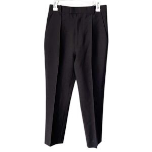 Bottega Veneta Pants Women's 38 US 2 Black Straight Leg Classic Mohair Wool